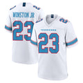 Tlead T.Titans #23 Kevin Winston Jr. Player White 2026 Game Home Stitched Jerseys