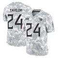 Tlead T.Titans #24 Alontae Taylor Player Arctic Camo Limited Salute to Service Home Game Stitched Jerseys