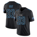 Tlead T.Titans #33 Cedric Gray Player Black Impact Limited Home Game Stitched Jerseys