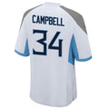 Tlead T.Titans #34 Earl Campbell Player White Home Game Football Jerseys