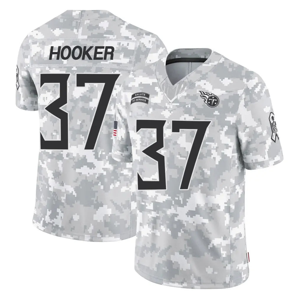 Tlead T.Titans #37 Amani Hooker Player Arctic Camo Limited Salute to Service Home Game Stitched Jerseys