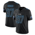 Tlead T.Titans #37 Amani Hooker Player Black Impact Limited Home Game Stitched Jerseys