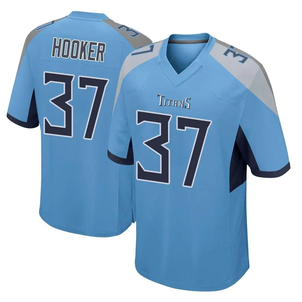Tlead T.Titans #37 Amani Hooker Player Light Blue Home Game Stitched Jerseys