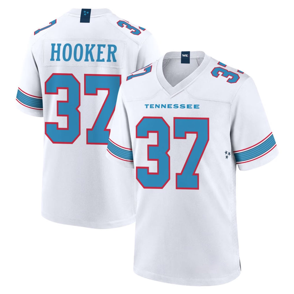 Tlead T.Titans #37 Amani Hooker Player White 2026 Game Home Stitched Jerseys