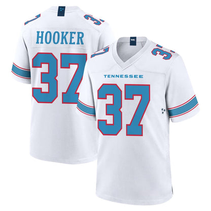 Tlead T.Titans #37 Amani Hooker Player White 2026 Game Home Stitched Jerseys