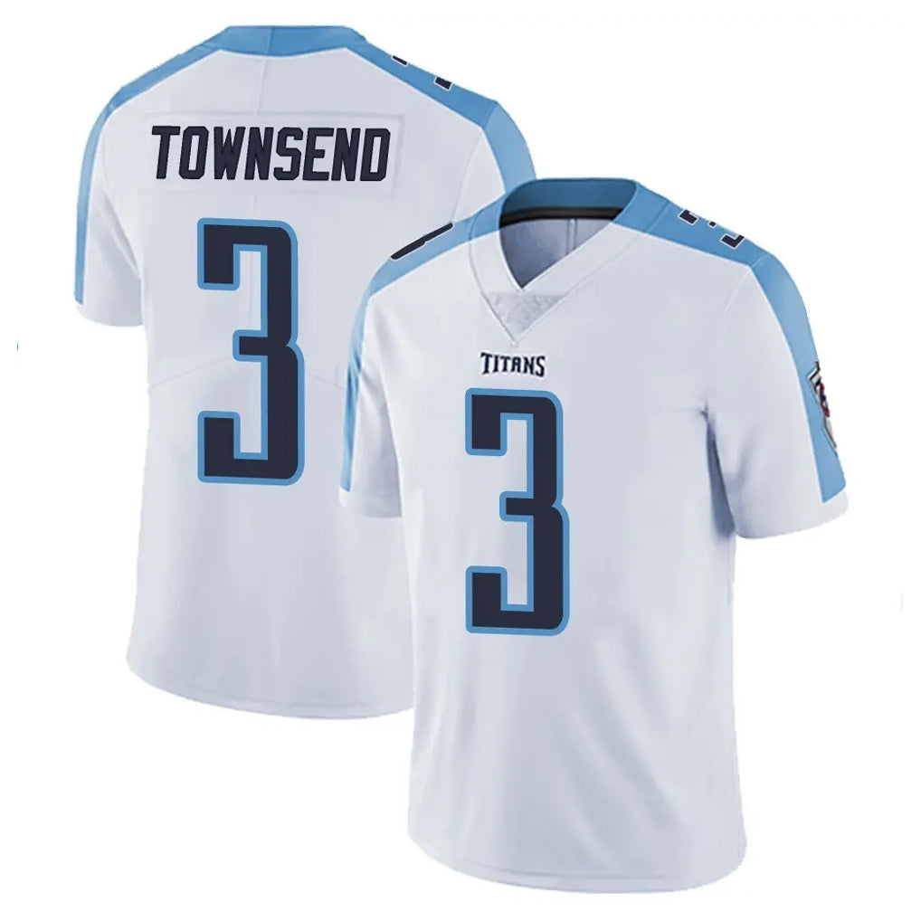 Tlead T.Titans #3 Tommy Townsend Player White Limited Vapor Untouchable Home Game Stitched Jerseys