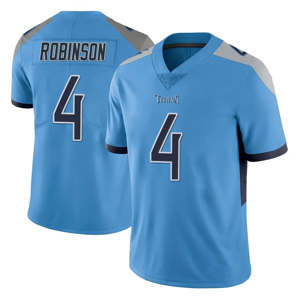 Tlead T.Titans #4 Wan'Dale Robinson Player Light Blue Limited Vapor Untouchable Home Game Stitched Jerseys