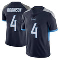 Tlead T.Titans #4 Wan'Dale Robinson Player Navy Limited Vapor Untouchable Home Game Stitched Jerseys