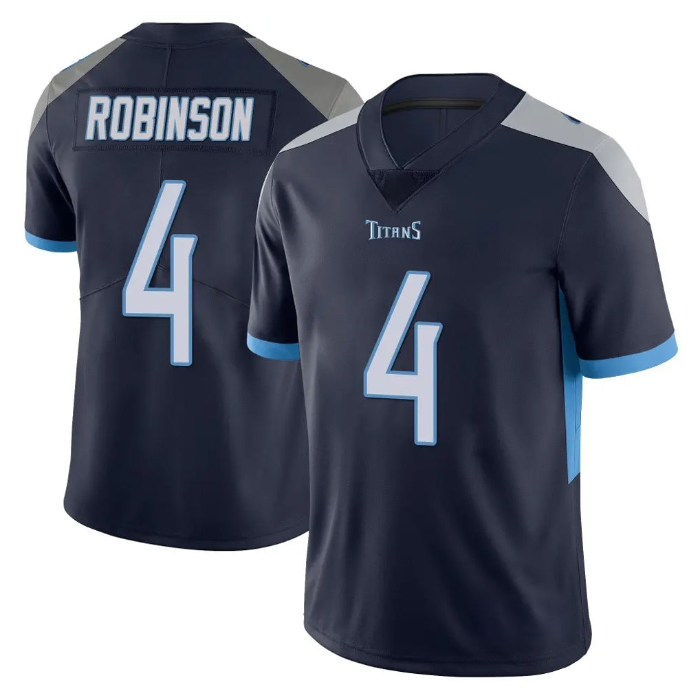 Tlead T.Titans #4 Wan'Dale Robinson Player Navy Limited Vapor Untouchable Home Game Stitched Jerseys
