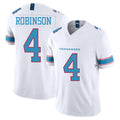 Tlead T.Titans #4 Wan'Dale Robinson Player White Limited Vapor F.U.S.E. Home Game Stitched Jerseys