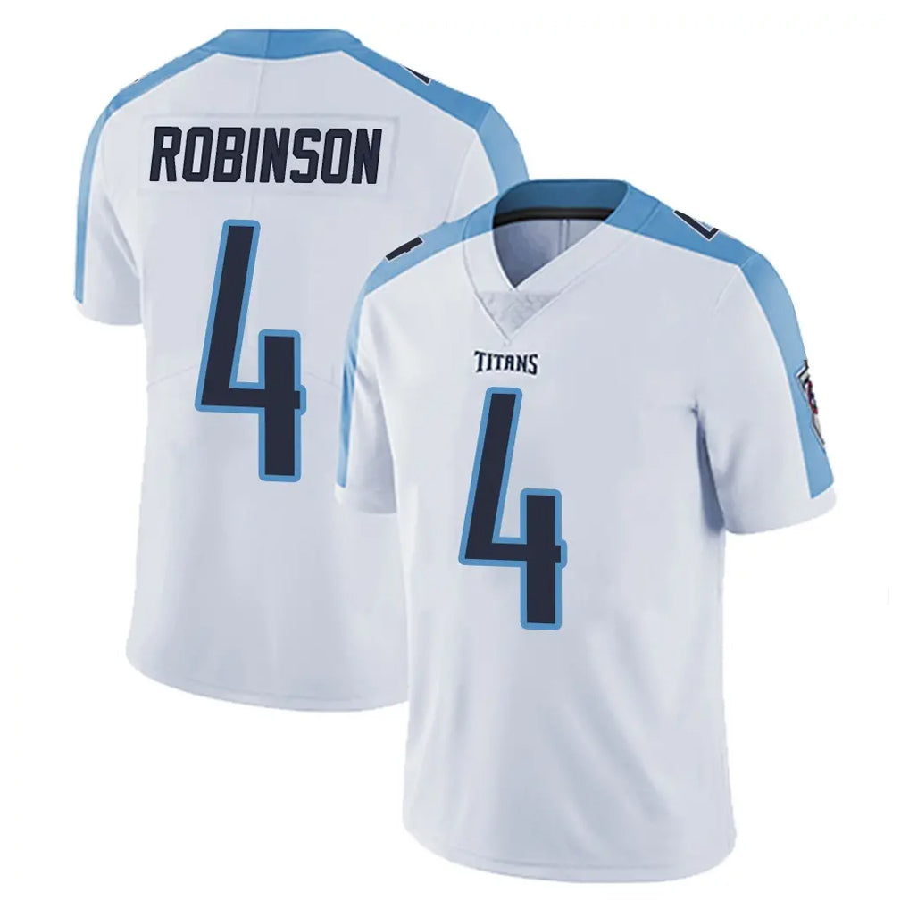 Tlead T.Titans #4 Wan'Dale Robinson Player White Limited Vapor Untouchable Home Game Stitched Jerseys