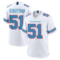 Tlead T.Titans #51 Austin Schlottmann Player White 2026 Game Home Stitched Jerseys