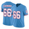 Tlead T.Titans #66 Fernando Carmona Jr. Player Light Blue Limited Vapor F.U.S.E. Home Game Stitched Jerseys