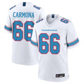 Tlead T.Titans #66 Fernando Carmona Jr. Player White 2026 Game Home Stitched Jerseys