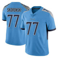Tlead T.Titans #77 Peter Skoronski Player Light Blue Limited Vapor Untouchable Home Game Stitched Jerseys