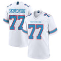 Tlead T.Titans #77 Peter Skoronski Player White 2026 Game Home Stitched Jerseys