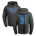 Tlead T.Titans #91 John Franklin-Myers Player Ash One Color Pullover Hoodies Home Game Stitched Jerseys