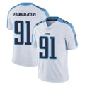 Tlead T.Titans #91 John Franklin-Myers Player White Limited Vapor Untouchable Home Game Stitched Jerseys