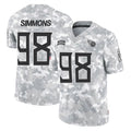 Tlead T.Titans #98 Jeffery Simmons Player Arctic Camo Limited Salute to Service Home Game Stitched Jerseys