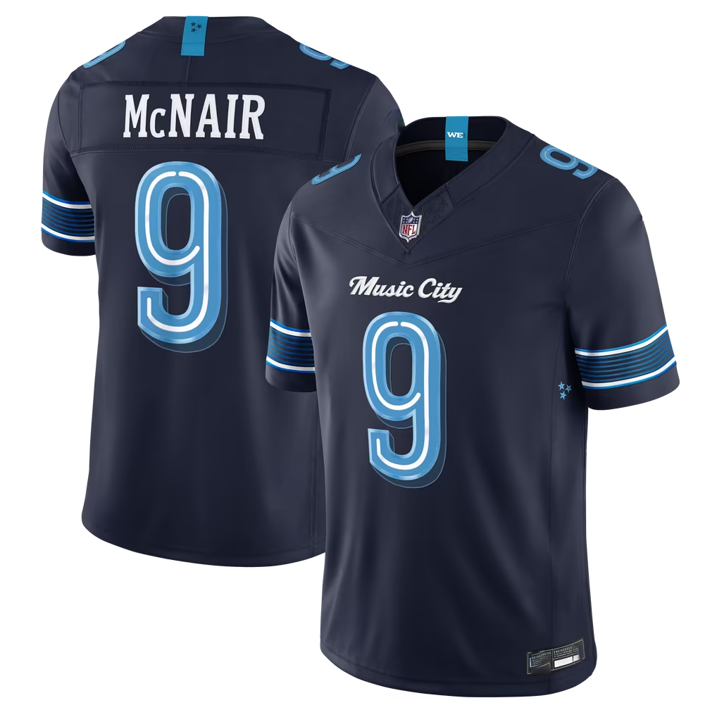 Tlead T.Titans #9 Steve McNair Navy 2026 Rivalries Collection Limited Stitched Jerseys