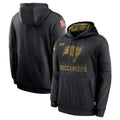 Tlead TB.Buccaneers  Blank Player Black Salute to Service Sideline Performance Pullover Hoodies Home Game Stitched Jerseys