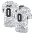 Tlead TB.Buccaneers #0 Yaya Diaby Player Arctic Camo Limited Salute To Service Home Game Stitched Jerseys