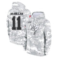 Tlead TB.Buccaneers #11 Jalen McMillan Player Arctic Camo Limited Salute to Service Pullover Hoodies Game Stitched Jerseys