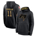 Tlead TB.Buccaneers #11 Jalen McMillan Player Black Salute to Service Sideline Performance Pullover Hoodies Home Game Stitched Jerseys