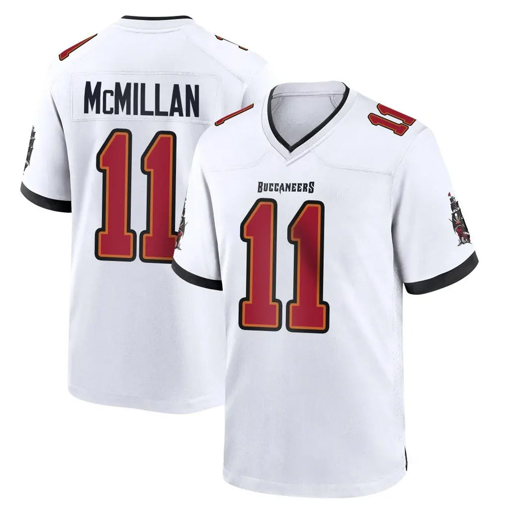 Tlead TB.Buccaneers #11 Jalen McMillan Player White Home Game Stitched Jerseys