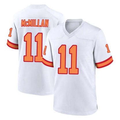 Tlead TB.Buccaneers #11 Jalen McMillan Player White '76 Home Game Stitched Jerseys