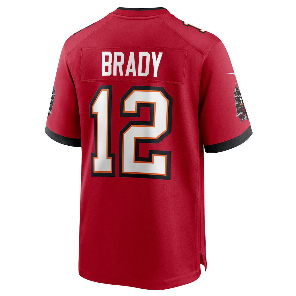 Tlead TB.Buccaneers #12 Tom Brady Player Red Home Game Stitched Jerseys