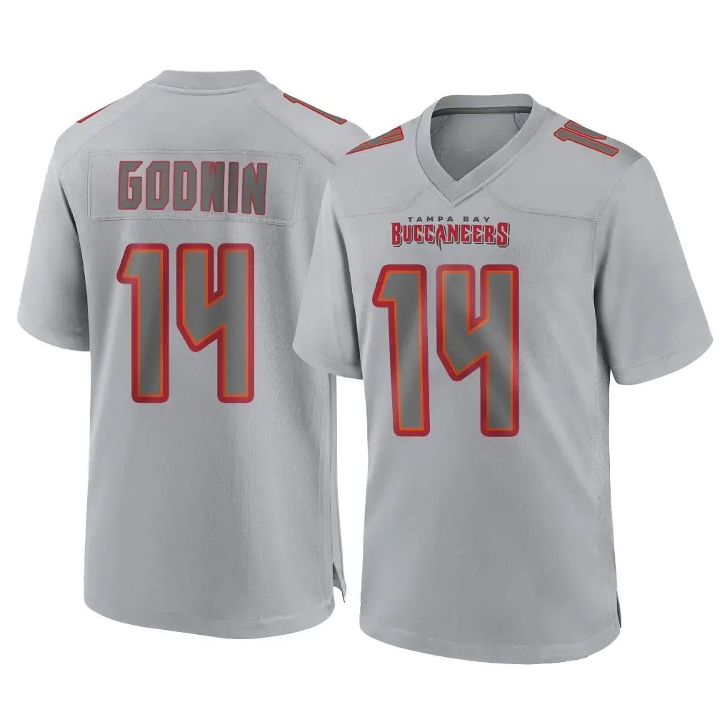 Tlead TB.Buccaneers #14 Chris Godwin Jr. Player Gray Atmosphere Fashion Home Game Stitched Jerseys