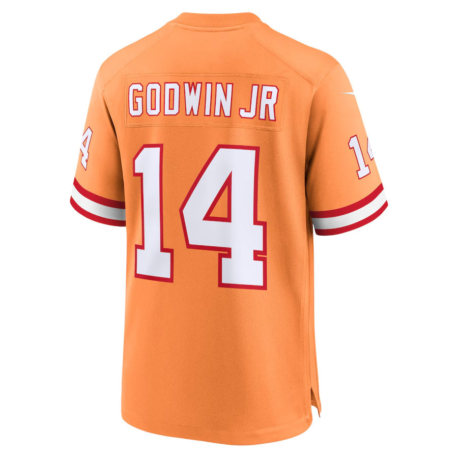 Tlead TB.Buccaneers #14 Chris Godwin Jr. Player Orange Game Stitched Jerseys