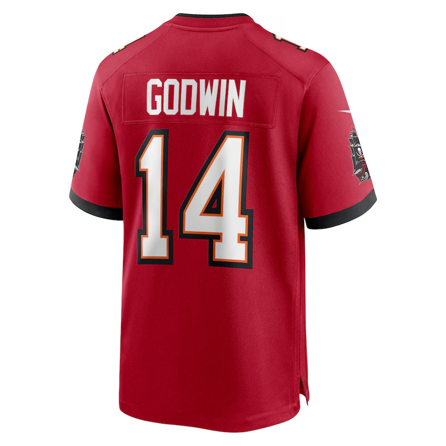Tlead TB.Buccaneers #14 Chris Godwin Jr. Player Red Game Home Stitched Jerseys