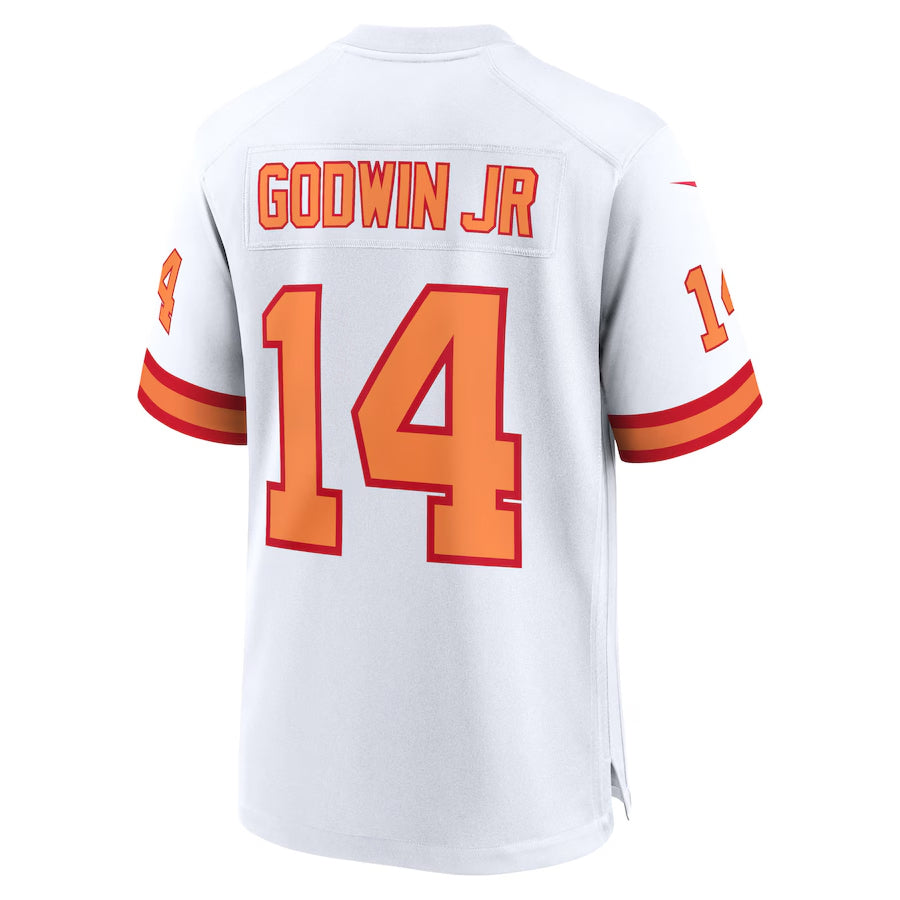 Tlead TB.Buccaneers #14 Chris Godwin Jr. Player White Home Game Stitched Jerseys
