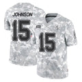 Tlead TB.Buccaneers #15 Tez Johnson Player Arctic Camo Limited Salute To Service Home Game Stitched Jerseys