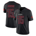 Tlead TB.Buccaneers #15 Tez Johnson Player Black Impact Limited Home Game Stitched Jerseys