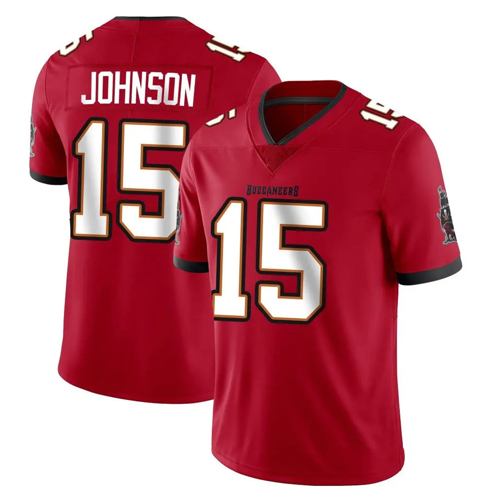 Tlead TB.Buccaneers #15 Tez Johnson Player Red Limited Vapor Home Game Stitched Jerseys