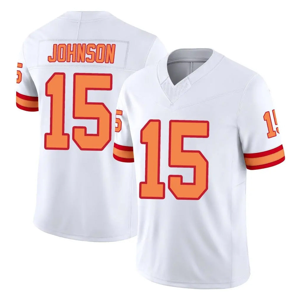 Tlead TB.Buccaneers #15 Tez Johnson Player White Limited '76 Vapor F.U.S.E. Home Game Stitched Jerseys