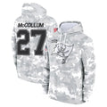 Tlead TB.Buccaneers #27 Zyon McCollum Player Arctic Camo Limited Salute to Service Pullover Hoodies Game Stitched Jerseys