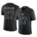 Tlead TB.Buccaneers #27 Zyon McCollum Player Black Reflective Limited Home Game Stitched Jerseys