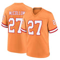 Tlead TB.Buccaneers #27 Zyon McCollum Player Orange Throwback Home Game Stitched Jerseys