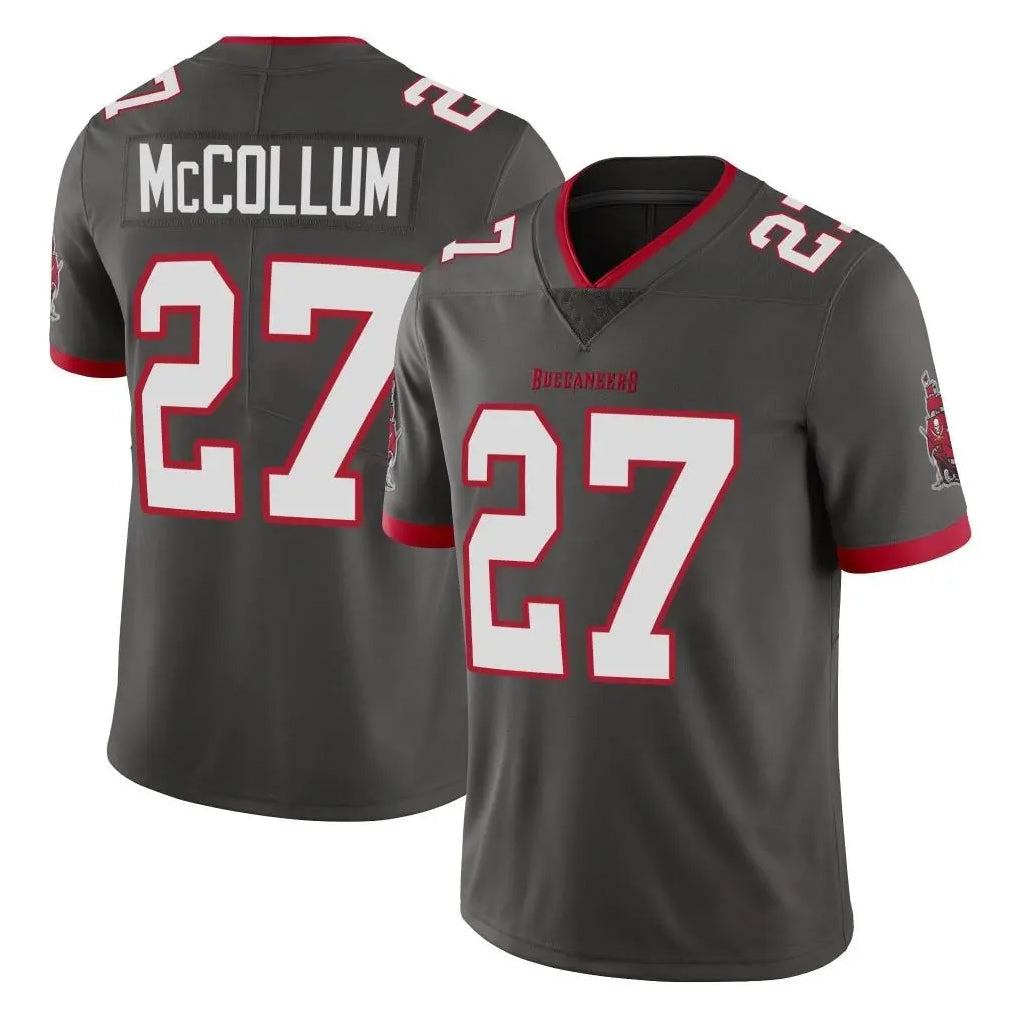 Tlead TB.Buccaneers #27 Zyon McCollum Player Pewter Limited Alternate Vapor Home Game Stitched Jerseys