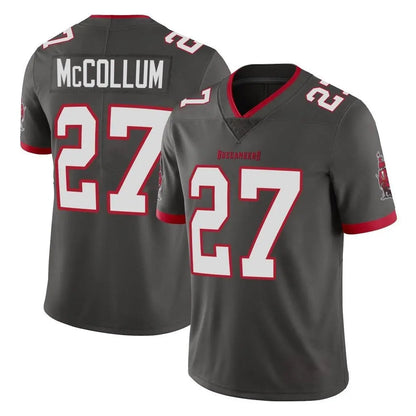 Tlead TB.Buccaneers #27 Zyon McCollum Player Pewter Limited Alternate Vapor Home Game Stitched Jerseys