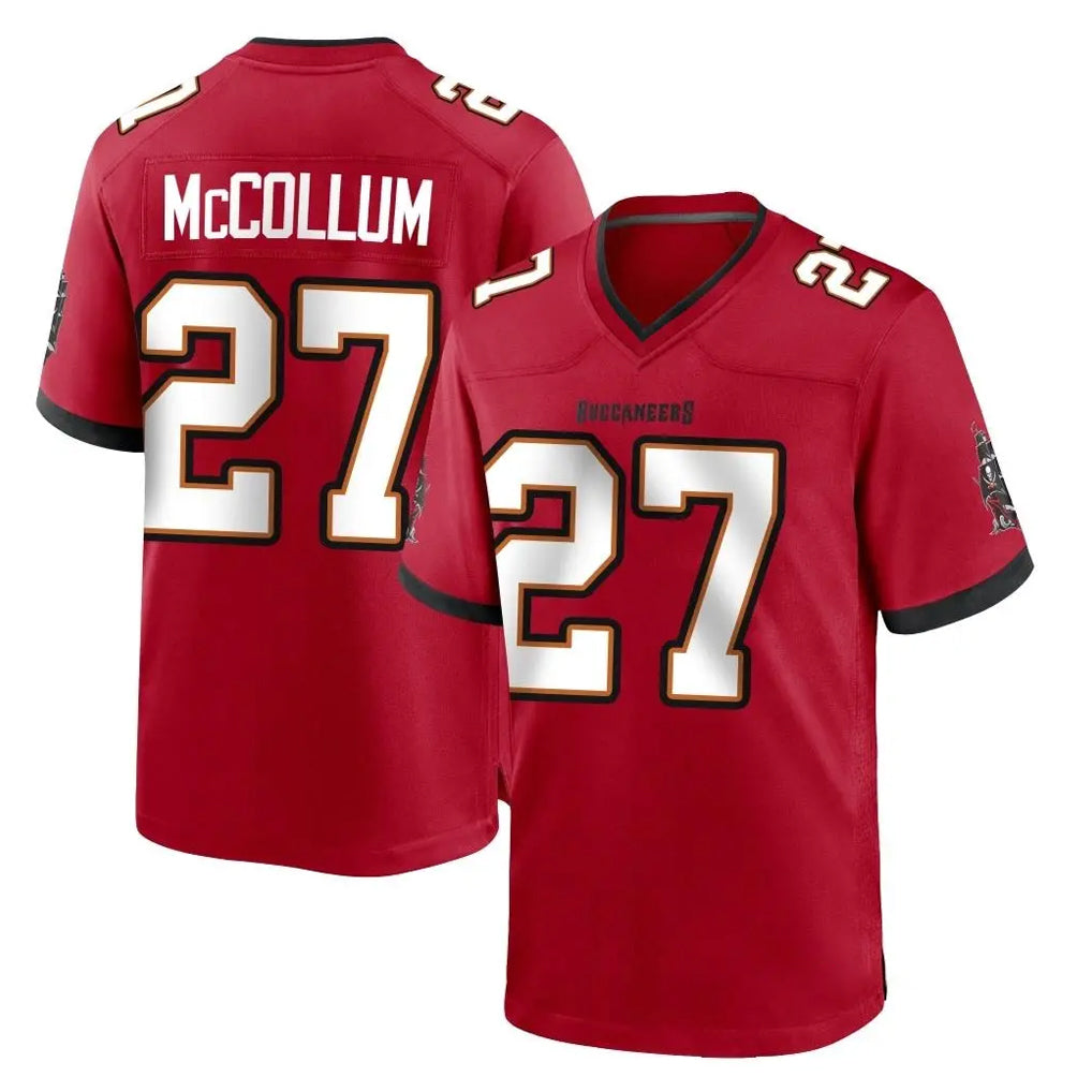 Tlead TB.Buccaneers #27 Zyon McCollum Player Red Home Game Stitched Jerseys