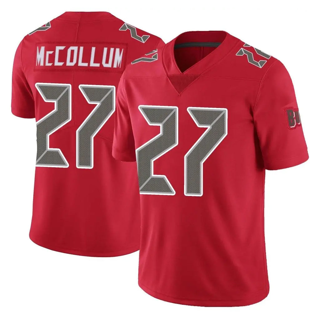 Tlead TB.Buccaneers #27 Zyon McCollum Player Red Limited Color Rush Home Game Stitched Jerseys