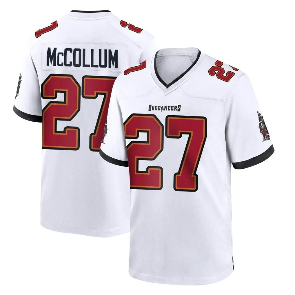 Tlead TB.Buccaneers #27 Zyon McCollum Player White Home Game Stitched Jerseys