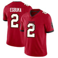 Tlead TB.Buccaneers #2 Emeka Egbuka Player Red Limited Vapor Home Game Stitched Jerseys