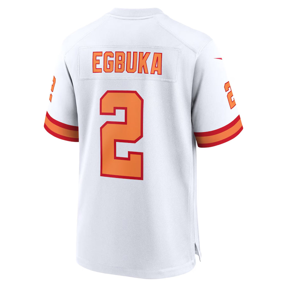 Tlead TB.Buccaneers #2 Emeka Egbuka Player White 50th Season Game Stitched Jerseys