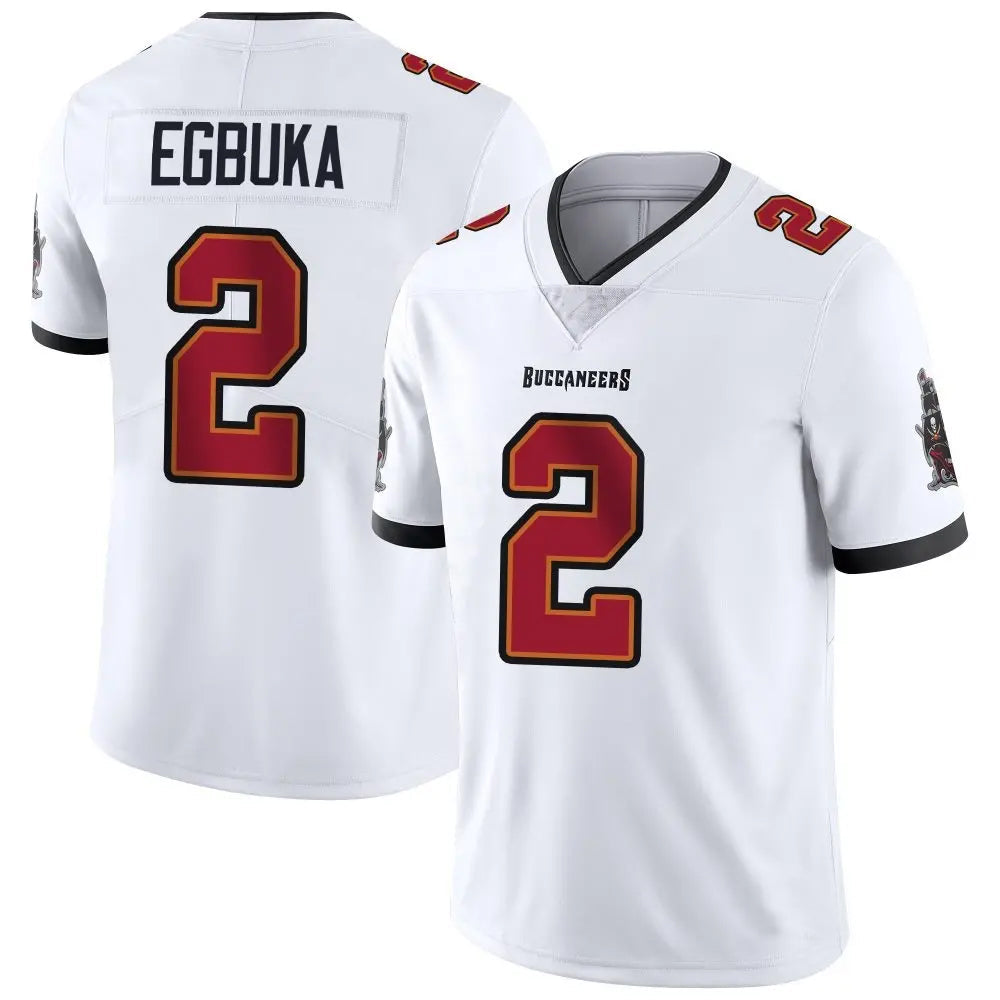 Tlead TB.Buccaneers #2 Emeka Egbuka Player White Vapor Limited Game Stitched Jerseys